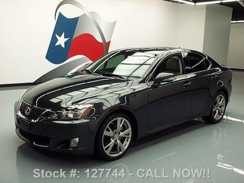 2010 lexus is250 climate seats sunroof nav rear cam 26k texas direct auto