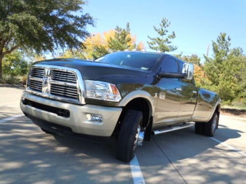 2011 dodge ram 3500 laramie longhorn edition crew cab 4x4 diesel.....wow!!!!