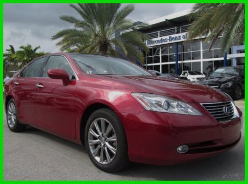 09 red 3.5l v6 es-350 sedan *leather &amp; wood *mark levinson cd changer *florida