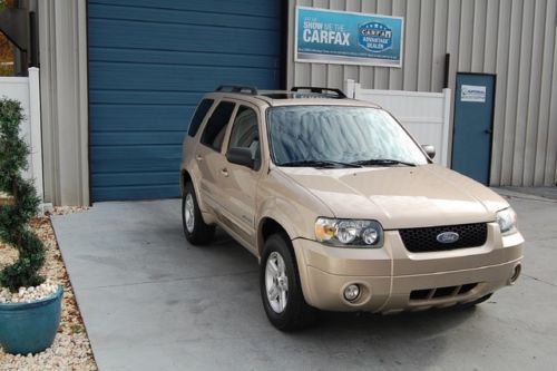 2007 ford escape hybrid electric nav leather sunroof dvd 36 mpg suv 07 fwd