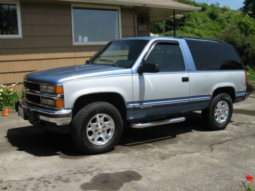 1994 chevrolet 6.5l turbo diesel silverado blazer 4x4