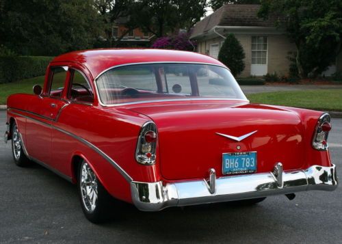 Gorgeous nut and bolt restomod - 1956 chevrolet 210 - 1k miles since complete