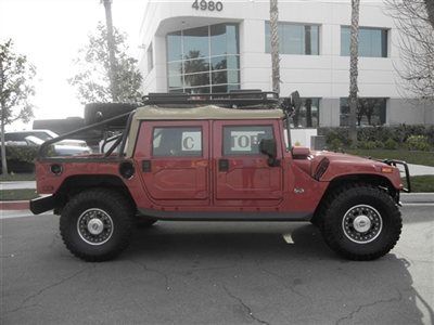 2006 hummer h1 alpha open top / loaded with options / low miles / price reduced