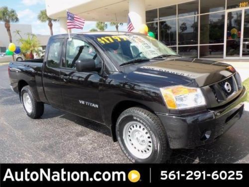 2012 nissan titan s 5.6l v8 automatic x-cab 4 dr 17k miles