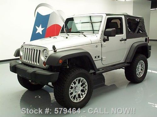 2008 jeep wrangler x convertible 4x4 auto lifted 42k mi texas direct auto