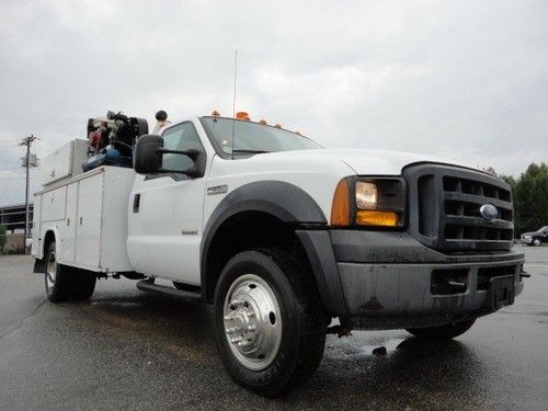 F-550 service body!!!  air compressor generator 6.0l powerstroke diesel l@@k!!!