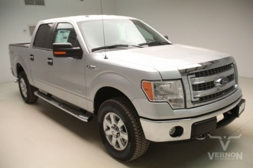 2013 xlt texas edition crew 4x4 gray cloth v6 ecoboost rear camera chrome