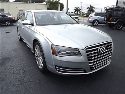 Fl 1 own a8l quattro leather nav cam rear seat pkg roof 13k miles fac warr!