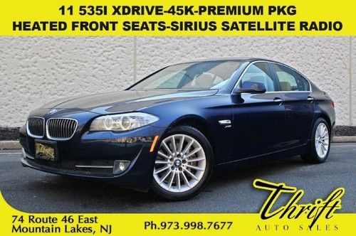 11 535i xdrive-45k-premium pkg-heated front seats-sirius satellite radio