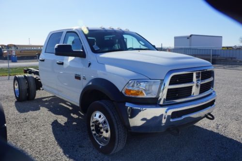 2011 dodge ram hd 4500 4x2 crew chassis cab new