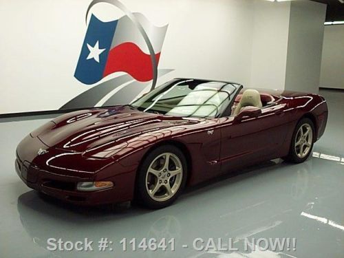 2003 chevy corvette 50th anniv convertible auto hud 14k texas direct auto