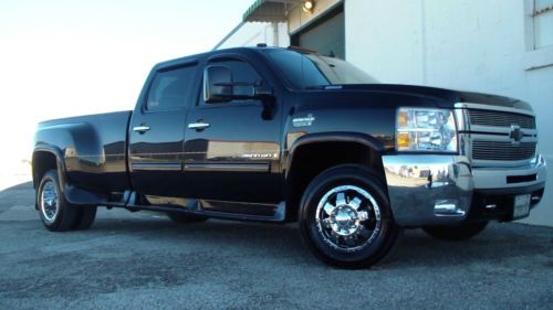 2009 chevy 3500 western hauler 4x4 duramax ltz diesel leather crew cab dually!!!