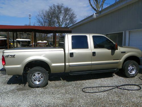 Beautiful 2000 ford 4x4 gold crew cab