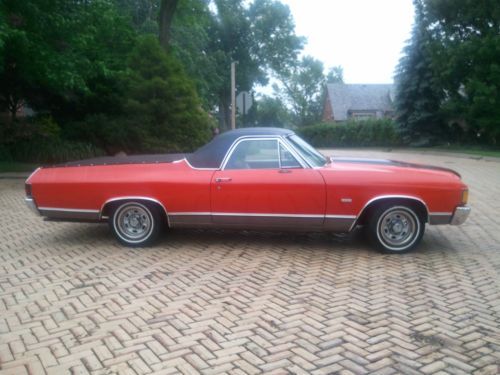 1972 chevrolet el camino custom standard cab pickup 2-door 5.7l