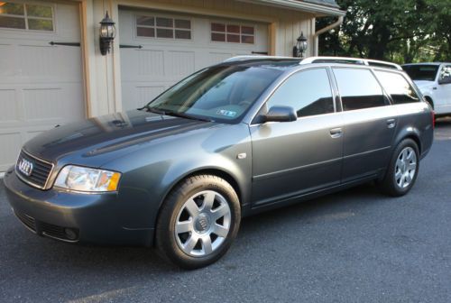 2004 audi a6 3.0l quattro avant wagon awd v6 gray charcoal/graphite sunroof