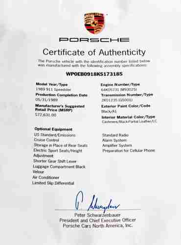 1989 Porsche 911 Speedster Turbo Body, US $105,000.00, image 21