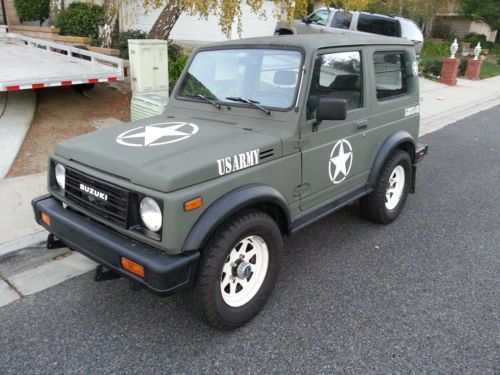 1987 suzuki samurai jx 4x4 tin top with air conditioning