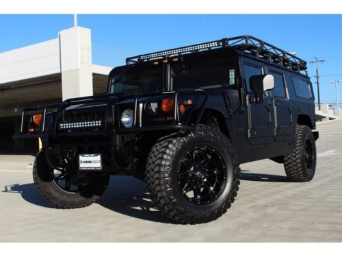 Matte black, leather, wrap around brush guard, roof rack, led&#039;s 20&#034; fuel wheels