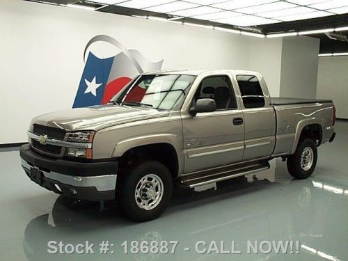 2003 chevy silverado 2500hd ext cab diesel tonneau 68k texas direct auto