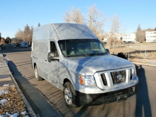Nissan nv, 2012, cargo van, v8, one ton, silver, high roof,