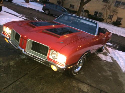 1971 oldsmobile 442 convertible real deal investment grade w30 options 40k miles