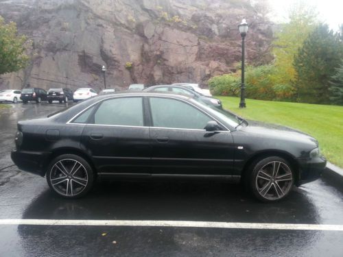 1999 audi a4 quattro base sedan 4-door 2.8l v6 black on black