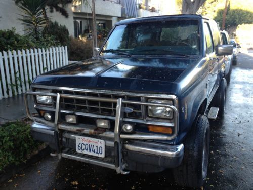 1986 ford bronco ii eddie bauer sport utility 2-door 2.9l