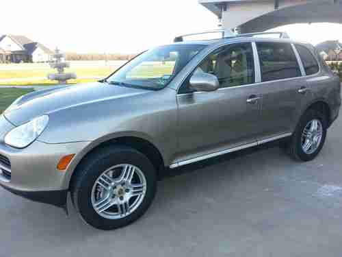 2004 PORSCHE CAYENNE S, SUNROOF, LEATHER, PROSECCO METALLIC, NO RESERVE, image 2