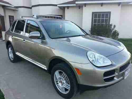 2004 PORSCHE CAYENNE S, SUNROOF, LEATHER, PROSECCO METALLIC, NO RESERVE, image 3