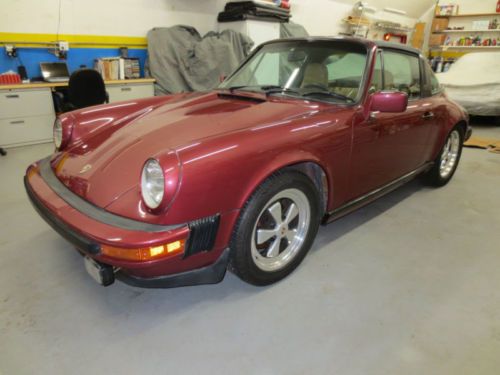 1981 porsche 911 sc targa 2-door 3.0l orig. windows sticker