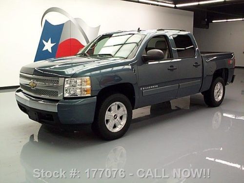 2008 chevy silverado lt crew z71 4x4 leather 6-pass 55k texas direct auto