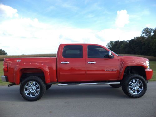 Lifted 2010 chevrolet silverado z71 1500 crew cab 4wd rocky ridge conversion