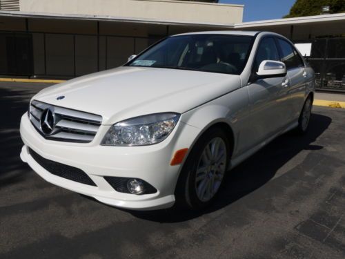 2009 mercedes benz c300 amg spt pkg sdn 09 rebuilt/salvage/bmw/lexus/c300/328i