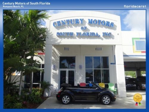 2003 vw beetle gls 2dr convertible 2.0l 4 cylinder auto low mileage leather
