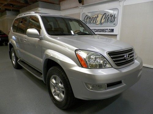 2007 lexus gx470 silver/gray 63k mi. 3rd seat