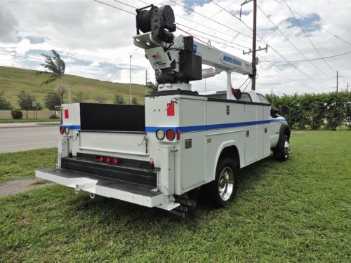 2005 ford f450 f550 mechanics utility service crane truck 6000 lb. auto crane