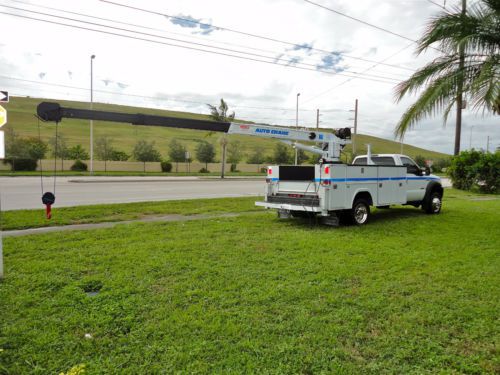 2005 FORD F450 F550 MECHANICS UTILITY SERVICE CRANE TRUCK 6000 LB. AUTO CRANE, image 14