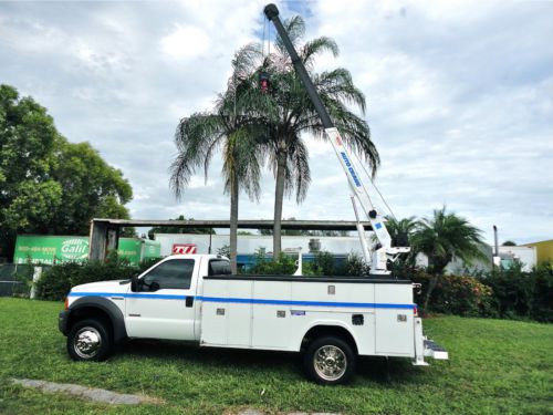 2005 FORD F450 F550 MECHANICS UTILITY SERVICE CRANE TRUCK 6000 LB. AUTO CRANE, image 15