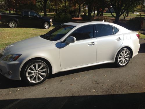 2008 lexus is250 awd white
