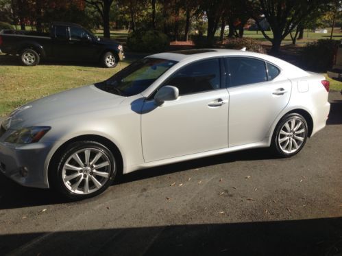 2008 lexus is250 awd white