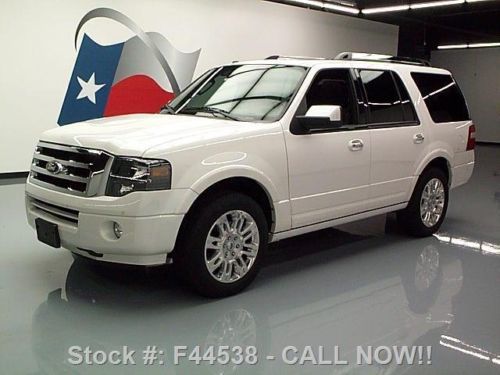 2012 ford expedition ltd sunroof leather nav dvd 34k mi texas direct auto