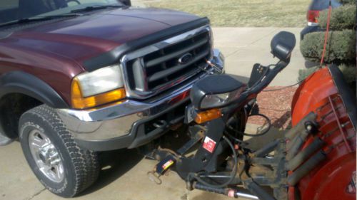 2000 f-250 4wd 7.3l diesel w/boss snowplow