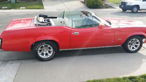 1973 mercury cougar convertible 5.8l