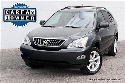 1-owner 09 lexus rx350 4wd awd sunroof htd seats rx 300 330 400 gx370 warranty!