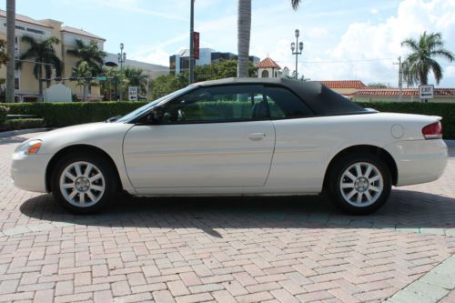 2005 chrysler sebring gtc convertible-1-owner-fla-kept-lowest mileage in the usa