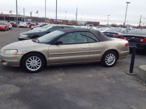 2006 chrysler sebring convertible, leather, power, low reserve