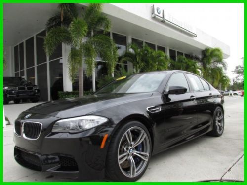 13 black sapphire m-5 4.4l v8 *executive &amp; driver assist package *b&amp;o*navigation