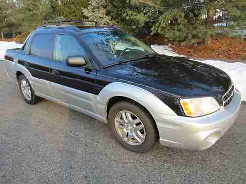 2003 SUBARU BAJA BLACK HARD TO FIND 5 SPD 2.5L 4 CYLINDER RUNS 100%, image 2