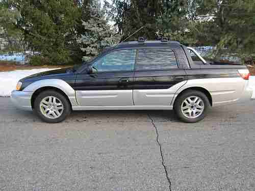 2003 SUBARU BAJA BLACK HARD TO FIND 5 SPD 2.5L 4 CYLINDER RUNS 100%, image 3