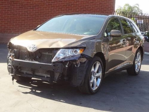 09 toyota venza damaged rebuilder fixer runs! low miles nice unit priced to sell